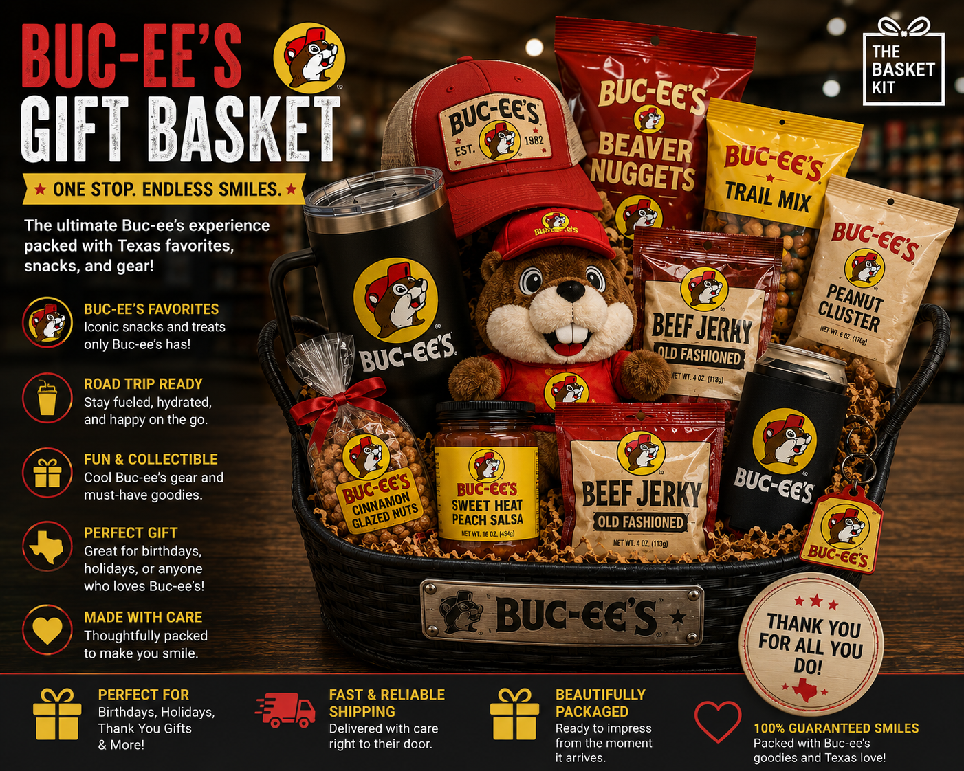 Buc-ee's Gift Basket